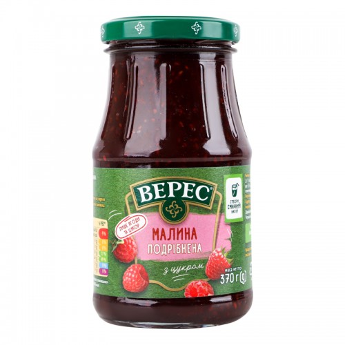 Конфитюр малиновый "ВЕРЕС", 370г